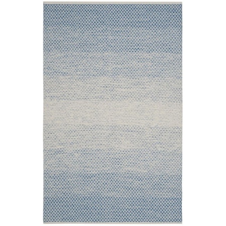 Safavieh 8 x 10 ft. Large Rectangle Montauk Hand Woven RugBlue & Ivory MTK601B-8